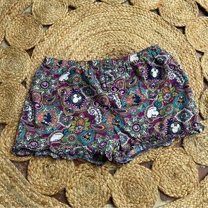 Women's Disney Parks Mickey Mouse Boxer Pajama Shorts size M